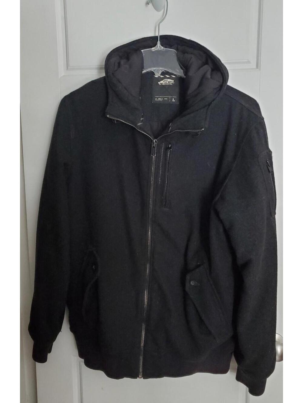 Men's Vans L Wool Blend Hooded Jacket